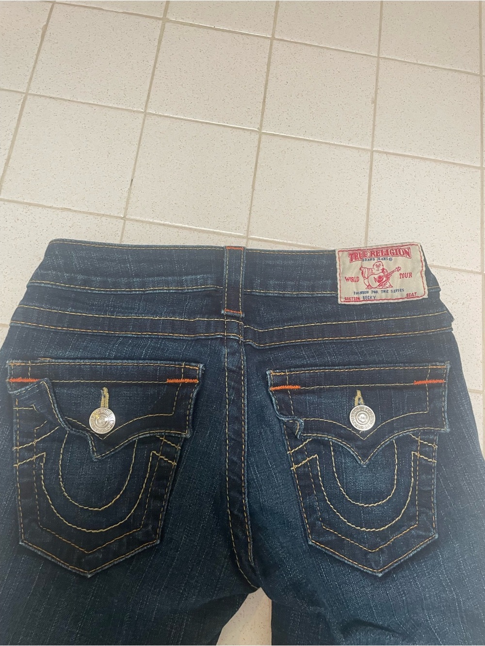 True Religion Women's Dark Indigo Bootcut Jeans